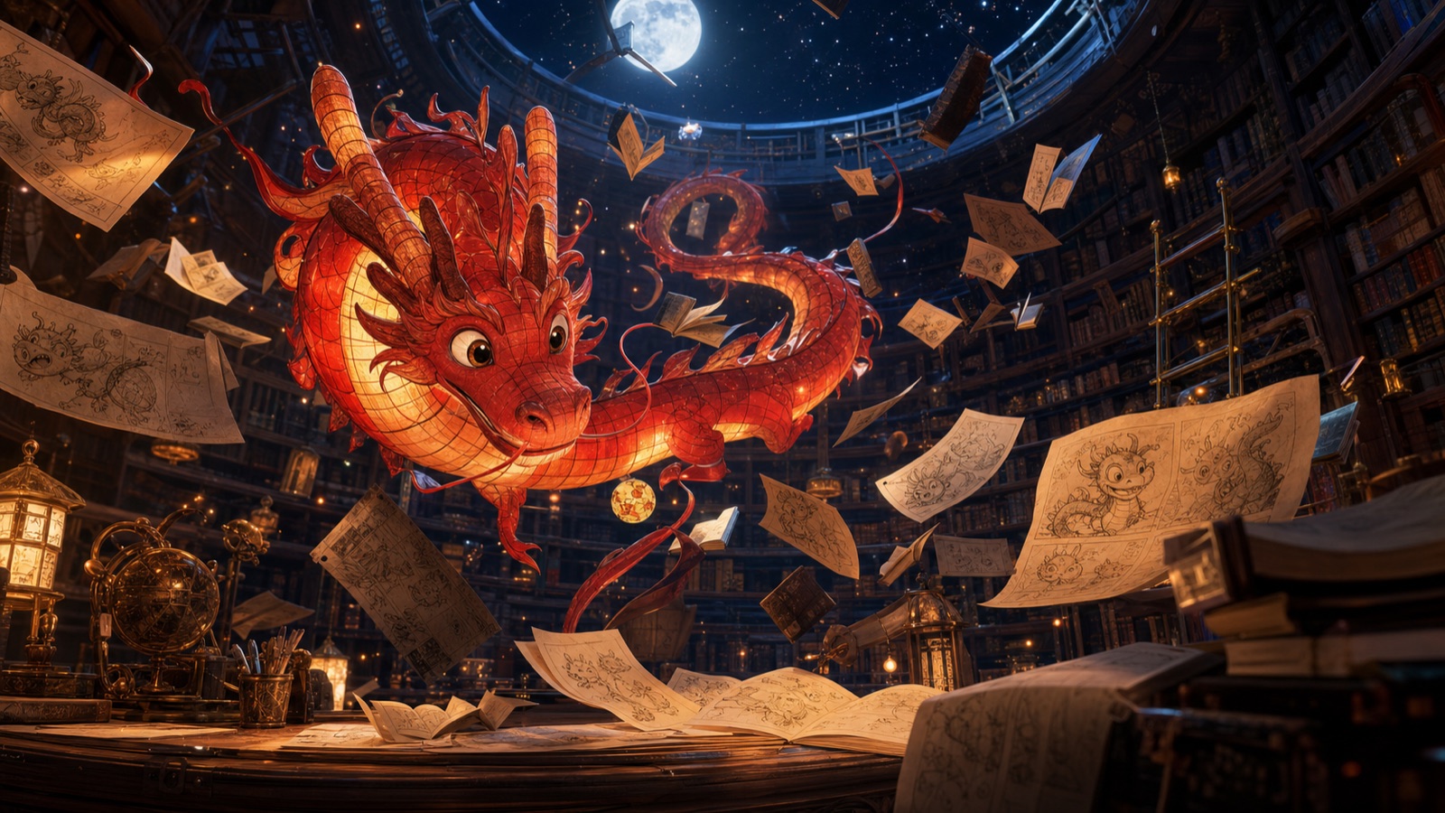 Lantern Dragon Library